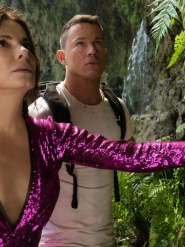 Sandra Bullock and Channing Tatum in The Lost City Movie.
