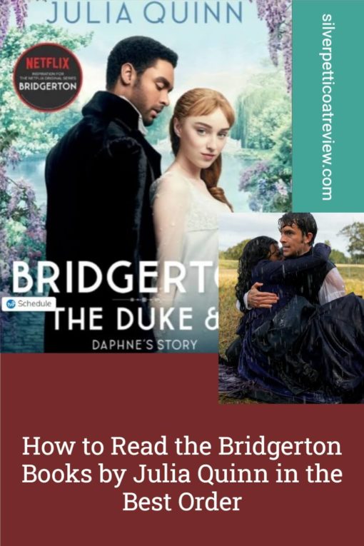 How to Read the Bridgerton Books by Julia Quinn in the Best Order; pinterest image