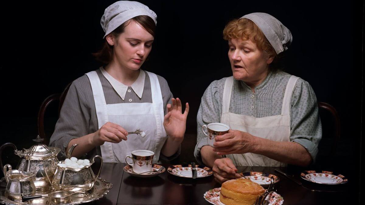 Daisy and Mrs Patmore in Downton Abbey