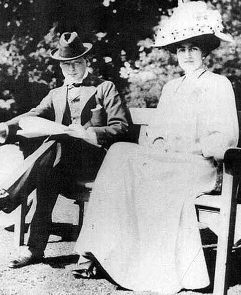 Winston Churchill and Clementine Hozier