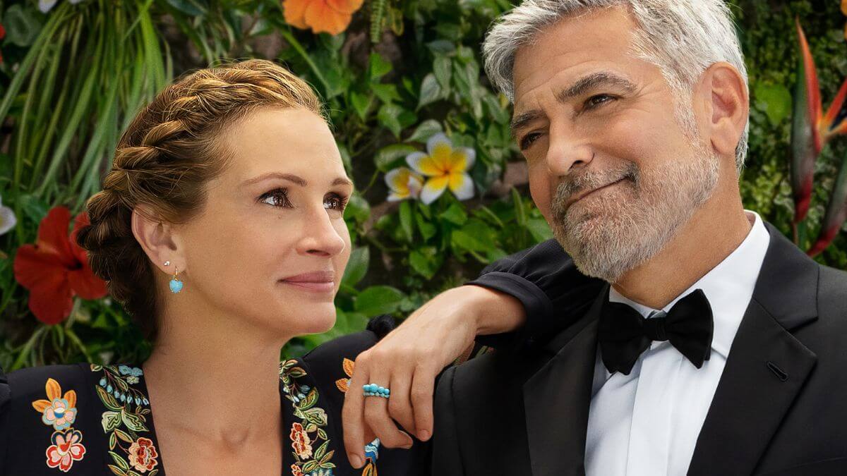 Julia Roberts and George Clooney in Ticket to Paradise movie
