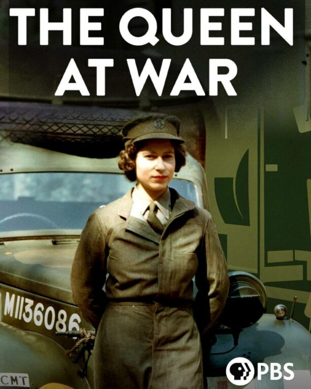 Our Queen at war poster