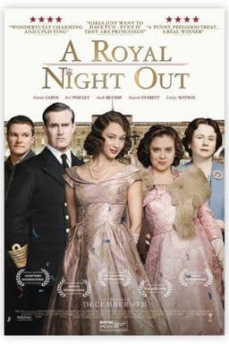 A Royal Night Out poster.