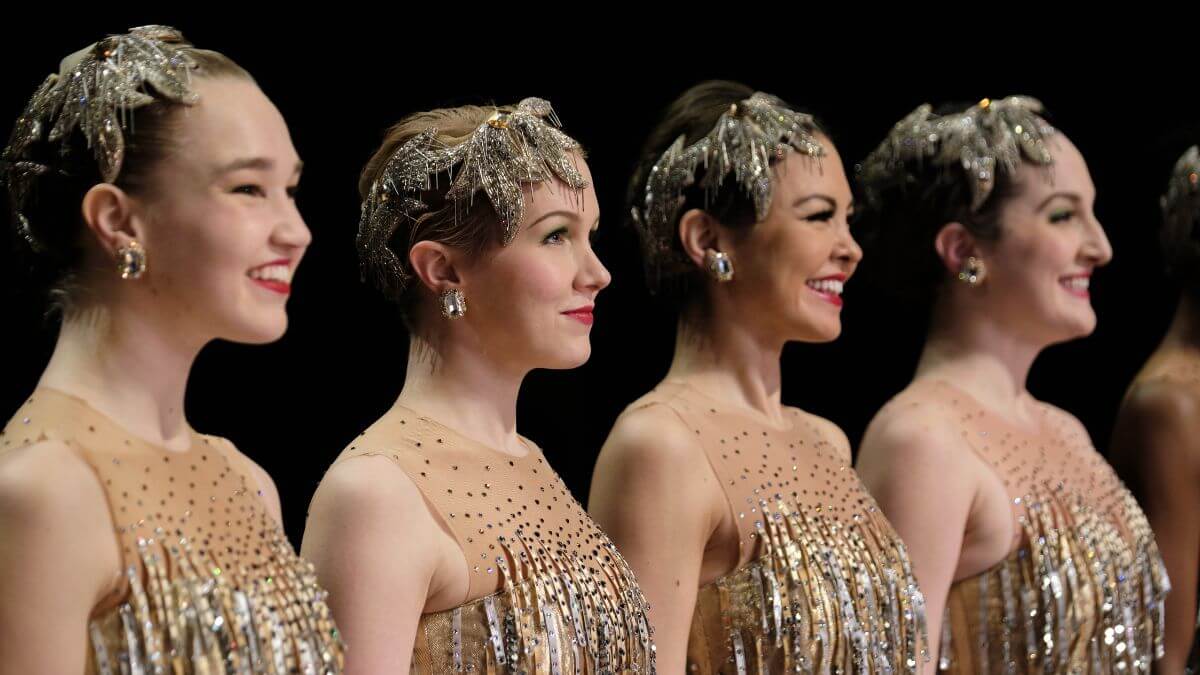 a holiday spectacular photo of Rockettes