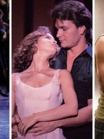 best dance movies collage with center stage, dirty dancing, and step up