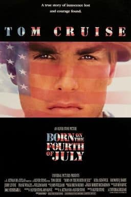 born on the fourth of july poster