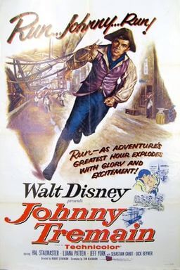 johnny tremain movie poster