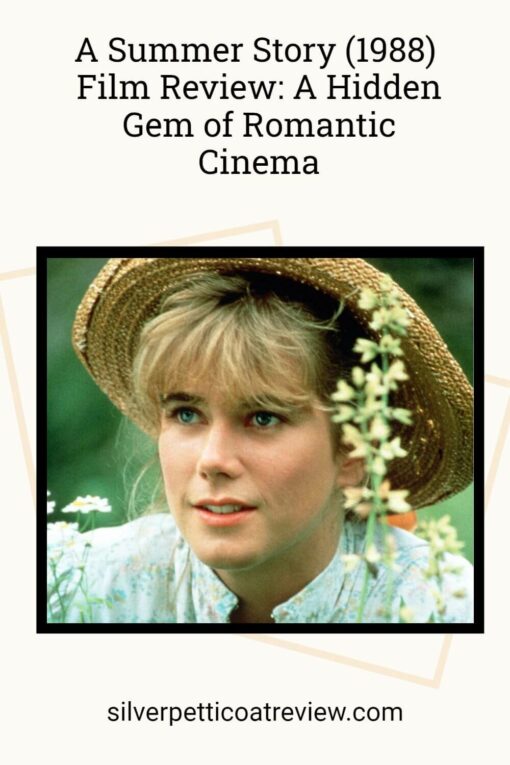 A Summer Story Film Review Pin using image of Imogen Stubbs