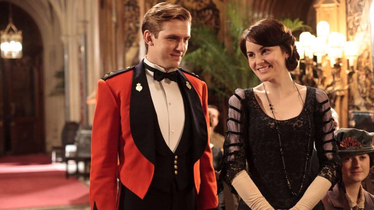 Mary and Matthew in Downton Abbey Season 2