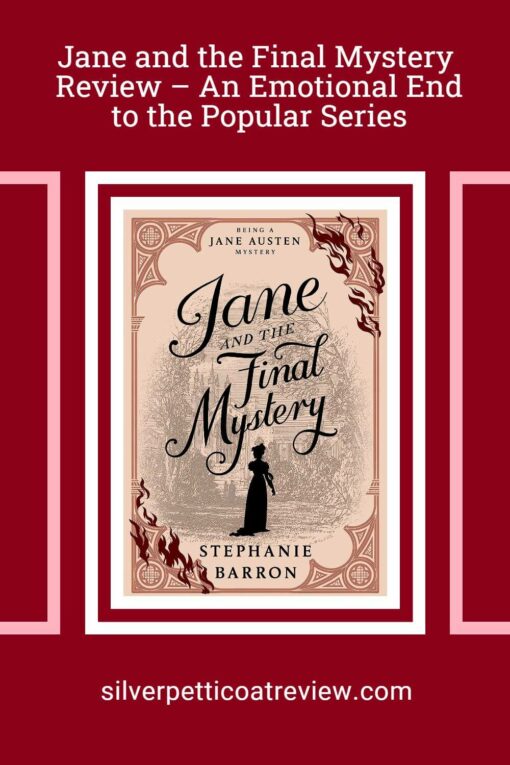 Jane and the Final Mystery Review – An Emotional End to the Popular Series pinterest image showing book cover