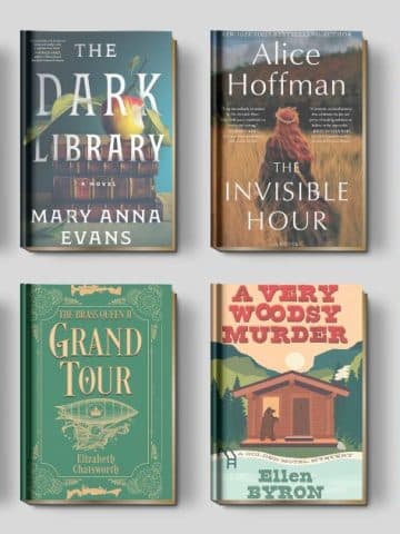 Book Review Roundup Featured image showing a collage of books