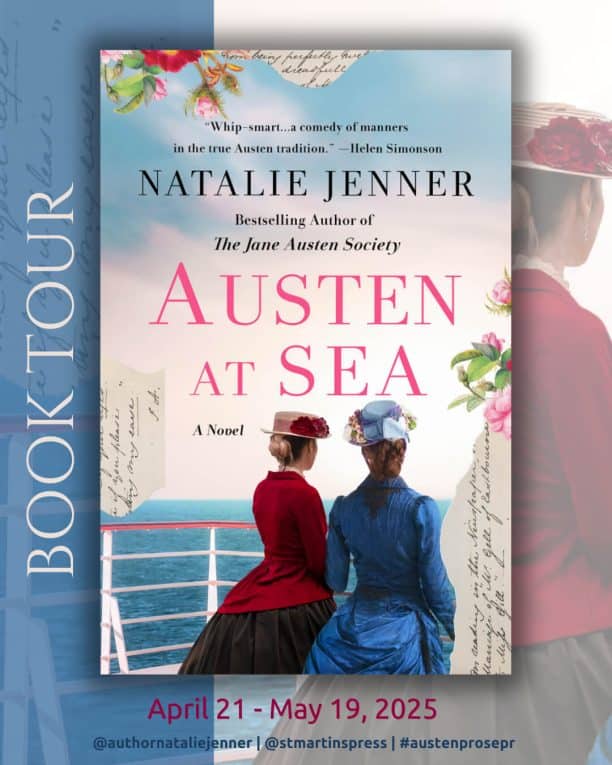 Austen at Sea Book Tour Graphic