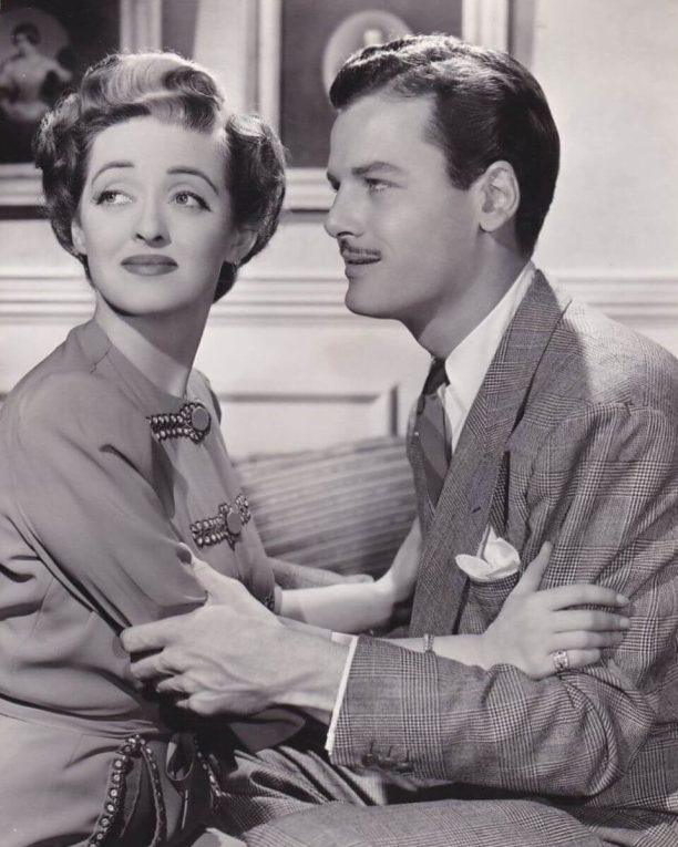 Bette Davis and Gig Young in Old Acquaintance.