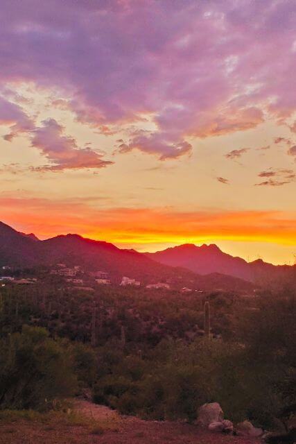 Sunrise in Arizona