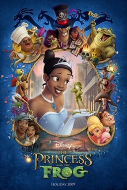 The Princess and the Frog movie poster.