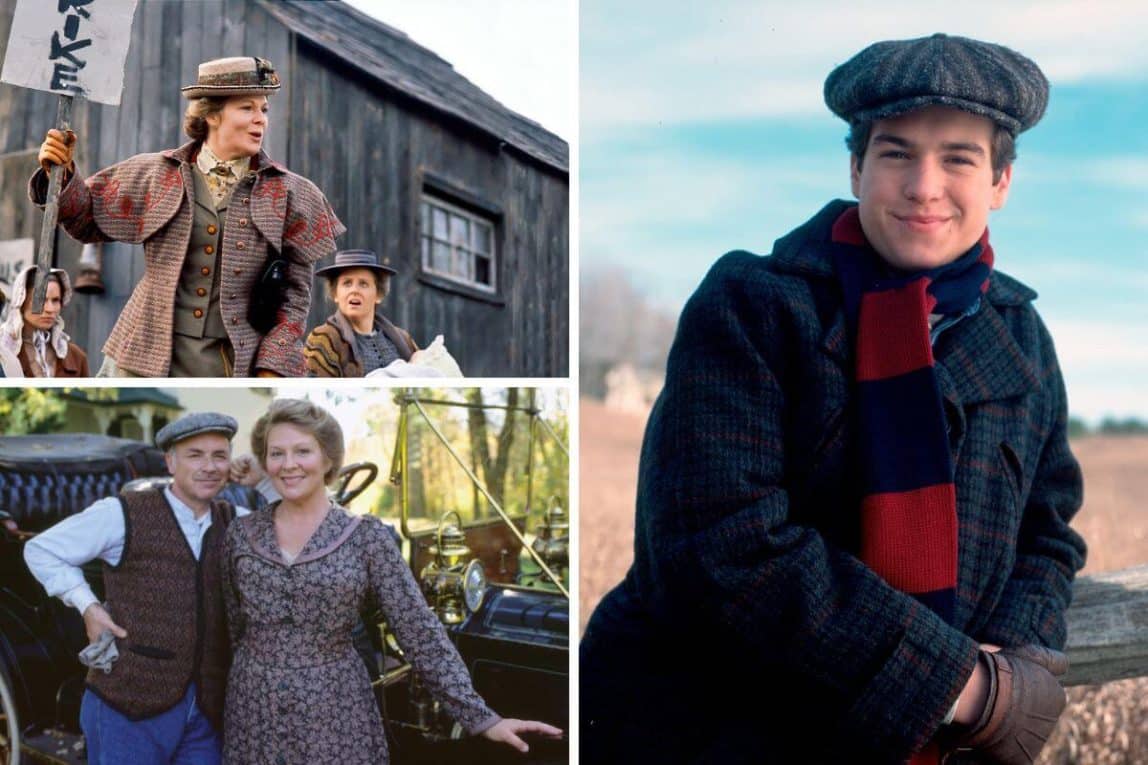 Janet King joins in on a strike, Janet King and Alec King pose for a photo, and Felix King smiles in these stills and promotional images from Avonlea.