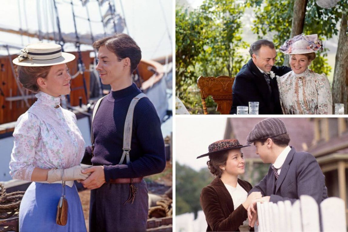 Some of the romances of Avonlea: Felicity and Gus, Alec and Janet, and Izzy and Felix.