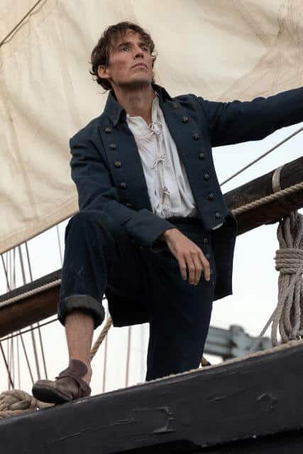 The Count of Monte Cristo still with Sam Claflin on a ship.