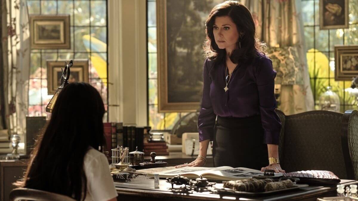 Briar and Miss Graves in Coven Academy.