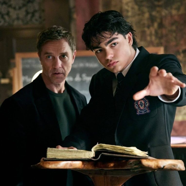 Mr. Cole and Jake in Coven Academy character poster